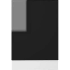 Panneau De Lave-vaisselle Noir Brillant 45x3x67 Cm Aggloméré -VIDAXL || Bosch || Whirlpool Soldes 30366233 4