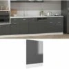 Panneau De Lave-vaisselle Gris Brillant 45x3x67 Cm Aggloméré -VIDAXL || Bosch || Whirlpool Soldes 30366234 1