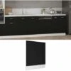 Panneau De Lave-vaisselle Noir 59,5x3x67 Cm Aggloméré -VIDAXL || Bosch || Whirlpool Soldes 30366236 1
