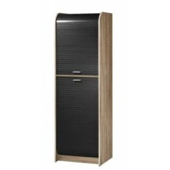 Meuble Micro-onde Chêne Et Noir 180 Cm -VIDAXL || Bosch || Whirlpool Soldes 31626606 3