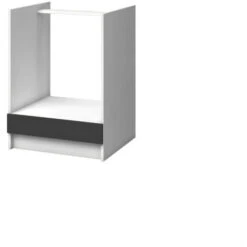 EXTRA - Meuble Four L 60cm Mélaminé Gris Mat