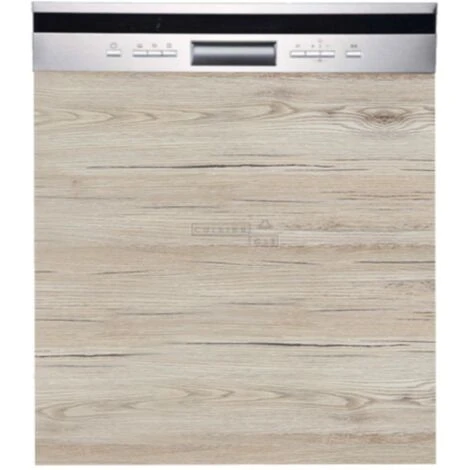 Façade Pour Lave-vaisselle Semi Intégrable Bellissi Noyer Blanchi L 60 Cm 3 Façade Pour Lave-vaisselle Semi Intégrable Bellissi Noyer Blanchi L 60 Cm