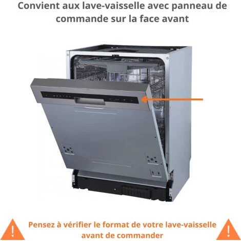 Façade Pour Lave-vaisselle Semi Intégrable Bellissi Noyer Blanchi L 60 Cm 6 Façade Pour Lave-vaisselle Semi Intégrable Bellissi Noyer Blanchi L 60 Cm – Image 4