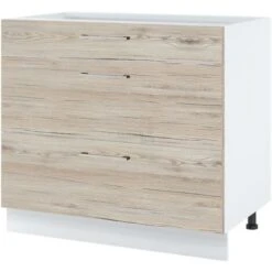 Casserolier Bellissi Noyer Blanchi L 90 Cm