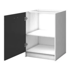 EXTRA - Meuble Bas De Cuisine 60cm - Gris Mat 6 EXTRA - Meuble Bas De Cuisine 60cm - Gris Mat -VIDAXL || Bosch || Whirlpool Soldes 34105616 2