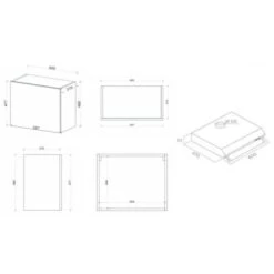 Meuble Haut De Cuisine Sur Hotte 60x31xH48 Cm Bois Blanc Mat Avec Porte Et épurateur Blanc 9 Meuble Haut De Cuisine Sur Hotte 60x31xH48 Cm Bois Blanc Mat Avec Porte Et épurateur Blanc -VIDAXL || Bosch || Whirlpool Soldes 35130774 4