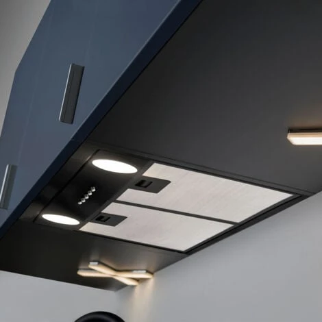 Hotte Cuisine Silverline Encastrable ALPHA Noir 60 Cm 4 Hotte Cuisine Silverline Encastrable ALPHA Noir 60 Cm – Image 2