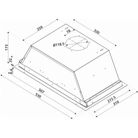 Hotte Cuisine Silverline Encastrable ALPHA Noir 60 Cm 6 Hotte Cuisine Silverline Encastrable ALPHA Noir 60 Cm – Image 4