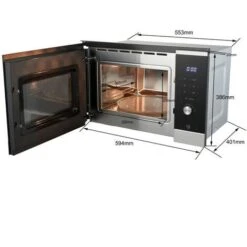 CONTINENTAL EDISON Micro Ondes Gril -CEMO25GINE - Inox Encastrable - Noir -VIDAXL || Bosch || Whirlpool Soldes 36682989 3