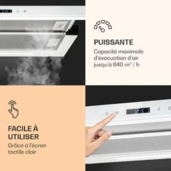 Mariana Neo 60 Hotte Casquette 60cm 640 M³/h Extraction LED 10 Mariana Neo 60 Hotte Casquette 60cm 640 M³/h Extraction LED -VIDAXL || Bosch || Whirlpool Soldes 42753360 4