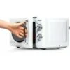 Four À Micro-Ondes Retro Blanc SOGO 20L -VIDAXL || Bosch || Whirlpool Soldes 42834281 1