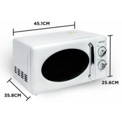 Four À Micro-Ondes Retro Blanc SOGO 20L -VIDAXL || Bosch || Whirlpool Soldes 42834281 3