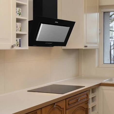 CIARRA Hotte Inclinee 60cm 2pcs Filtres A Charbon 370m3/h Recycage Ou Evacuation 3 Vitesses Inox - CD6736DB 5 CIARRA Hotte Inclinee 60cm 2pcs Filtres A Charbon 370m3/h Recycage Ou Evacuation 3 Vitesses Inox - CD6736DB – Image 3