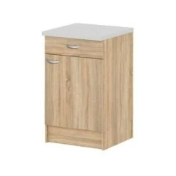 Meuble Bas De Cuisine Modulable Avec Une Porte Et Un Tiroir Cm 49 X 50 X 85 H