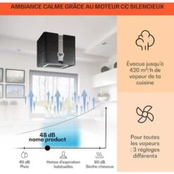 Futurelight Smart Hotte D'îlot à Recyclage D'air 420 m³/h LED Acier Inoxydable 9 Futurelight Smart Hotte D'îlot à Recyclage D'air 420 m³/h LED Acier Inoxydable -VIDAXL || Bosch || Whirlpool Soldes 50821639 3
