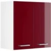 Meuble Haut De Cuisine „R-Line“ 60cm Bordeaux Brillant/Blanc Vicco 2 Meuble Haut De Cuisine „R-Line“ 60cm Bordeaux Brillant/Blanc Vicco -VIDAXL || Bosch || Whirlpool Soldes 52051517 1