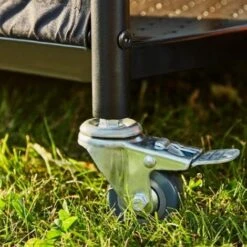 BRASERO - Chariot Infinite 100 Pour Plancha - Desserte De Jardin Extérieur - 3 Niveaux De Rangement - 100 Cm - Crédence Anti-vent - Facile à Déplacer - Acier - Noir -VIDAXL || Bosch || Whirlpool Soldes 52477050 3