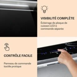 Hotte Aspirante Royal Flush Eco 60 cm 576 m³/h A+ -VIDAXL || Bosch || Whirlpool Soldes 53056807 5