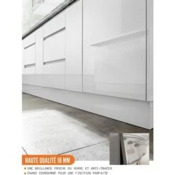 Meuble Bas De Cuisine Bellissi Blanc Brillant 1 Porte L 50 Cm Type De Poignee: Porte Avec Poignée Apparente 10 Meuble Bas De Cuisine Bellissi Blanc Brillant 1 Porte L 50 Cm Type De Poignee: Porte Avec Poignée Apparente -VIDAXL || Bosch || Whirlpool Soldes 53082101 4