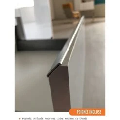 Meuble Pour Four Encastrable Bellissi Blanc Brillant 1 Tiroir L 60 Cm Type De Poignee: Porte Avec Poignée Integrée -VIDAXL || Bosch || Whirlpool Soldes 53082109 5