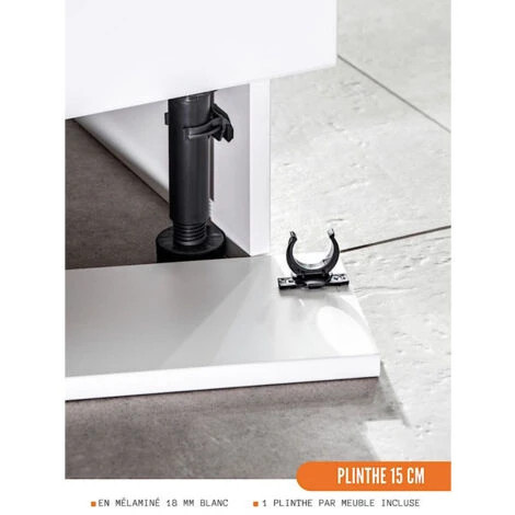 Casserolier Bellissi Blanc Brillant L 80 Cm Type De Poignee: Porte Avec Poignée Apparente 7 Casserolier Bellissi Blanc Brillant L 80 Cm Type De Poignee: Porte Avec Poignée Apparente – Image 5