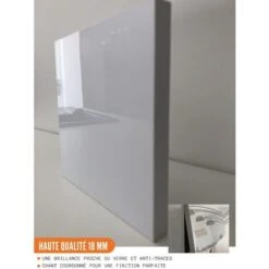 Colonne De Cuisine Pour Micro-onde Et Four Encastrable Bellissi Blanc Brillant 2 Tiroirs L 60 Cm Type De Poignee: Porte Avec Poignée Apparente -VIDAXL || Bosch || Whirlpool Soldes 53082140 3
