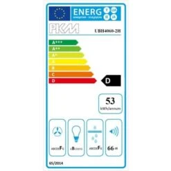 PKM Dunstabzugshaube UBH4060-2H 50x60x15cm -VIDAXL || Bosch || Whirlpool Soldes 53585021 3