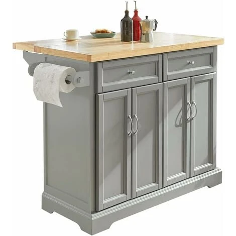 SoBuy FKW71-HG îlot De Cuisine Desserte Sur Roulettes Meuble De Cuisine De Service Roulant Avec Plans De Travail Rabattable - Grande Armoire De Rangement 3 SoBuy FKW71-HG îlot De Cuisine Desserte Sur Roulettes Meuble De Cuisine De Service Roulant Avec Plans De Travail Rabattable - Grande Armoire De Rangement