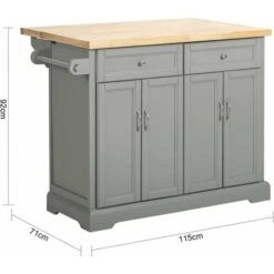 SoBuy FKW71-HG îlot De Cuisine Desserte Sur Roulettes Meuble De Cuisine De Service Roulant Avec Plans De Travail Rabattable - Grande Armoire De Rangement 9 SoBuy FKW71-HG îlot De Cuisine Desserte Sur Roulettes Meuble De Cuisine De Service Roulant Avec Plans De Travail Rabattable - Grande Armoire De Rangement -VIDAXL || Bosch || Whirlpool Soldes 53627414 3