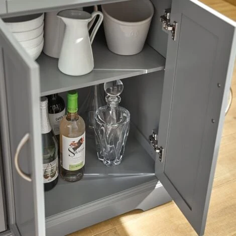 SoBuy FKW71-HG îlot De Cuisine Desserte Sur Roulettes Meuble De Cuisine De Service Roulant Avec Plans De Travail Rabattable - Grande Armoire De Rangement 7 SoBuy FKW71-HG îlot De Cuisine Desserte Sur Roulettes Meuble De Cuisine De Service Roulant Avec Plans De Travail Rabattable - Grande Armoire De Rangement – Image 5