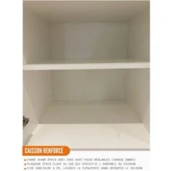 Casserolier Bellissi Chene L 80 Cm Type De Poignee: Porte Avec Poignée Apparente - Couleur: Décor Chêne Brut -VIDAXL || Bosch || Whirlpool Soldes 53641760 5