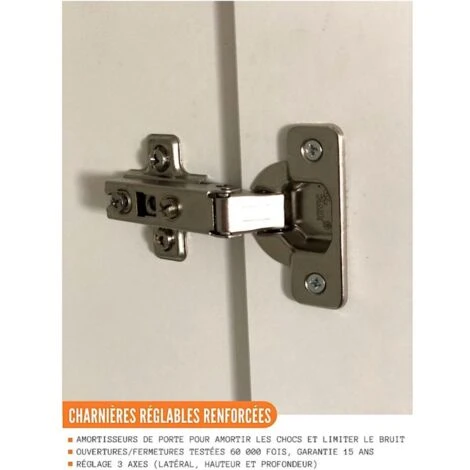 Casserolier Bellissi Chene L 90 Cm Type De Poignee: Porte Avec Poignée Apparente - Couleur: Décor Chêne Naturel 7 Casserolier Bellissi Chene L 90 Cm Type De Poignee: Porte Avec Poignée Apparente - Couleur: Décor Chêne Naturel – Image 5