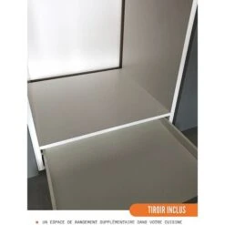 Meuble Pour Four Encastrable Bellissi Beton Naturel 1 Tiroir L 60 Cm Type De Poignee: Porte Avec Poignée Apparente -VIDAXL || Bosch || Whirlpool Soldes 53641772 5
