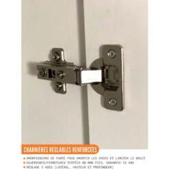 Colonne De Cuisine Pour Réfrigérateur Encastrable Bellissi Beton Naturel 3 Portes L 60 Cm Type De Poignee: Porte Avec Poignée Apparente -VIDAXL || Bosch || Whirlpool Soldes 53641858 5