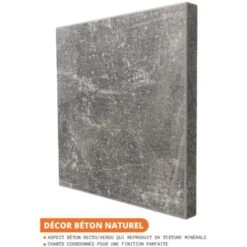 Colonne De Cuisine Pour Micro-onde Et Four Encastrable Bellissi Beton Naturel 2 Portes L 60 Cm Type De Poignee: Porte Avec Poignée Apparente -VIDAXL || Bosch || Whirlpool Soldes 53641877 3