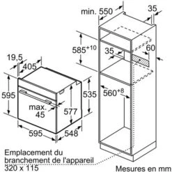 Four Intégrable 71l 60cm A+ Pyrolyse Inox - Hotpoint - Fa2844pixha -VIDAXL || Bosch || Whirlpool Soldes 53909158 3
