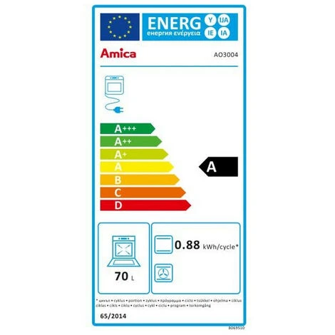 Four Intégrable 70l 60cm A Catalyse Inox - Amica - Ao3004 4 Four Intégrable 70l 60cm A Catalyse Inox - Amica - Ao3004 – Image 2