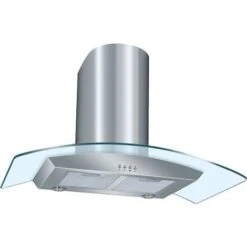 Hotte Décorative Classique DMO Verre Et Inox 600m3/h Largeur 90cm - 94176