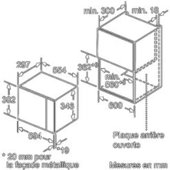 Micro-ondes Encastrable 20l 800w - Bosch - Bfl520ms0 -VIDAXL || Bosch || Whirlpool Soldes 54089044 3