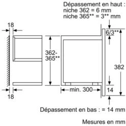 Micro-ondes Encastrable 21l 900w Inox/noir - Siemens - Bf634lgs1 -VIDAXL || Bosch || Whirlpool Soldes 54094045 3