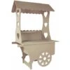 KuKoo Chariot Présentoir De Friandises, Porte Bonbons Et Cadeaux D’Invités De Mariage, Stand à Friandises Pour Les Fêtes D’Anniversaire Et Autre Evènements, Chariot Personnalisable En Planche MDF De 1 -VIDAXL || Bosch || Whirlpool Soldes 54459674 1