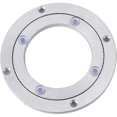 Plateau Tournant Pivotant, Roulement De Plateau Tournant En Alliage D'aluminium, Table De Salle à Manger Ronde à Roulement Pivotant Robuste (4 ) 3 Plateau Tournant Pivotant, Roulement De Plateau Tournant En Alliage D'aluminium, Table De Salle à Manger Ronde à Roulement Pivotant Robuste (4 )