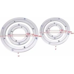 Plateau Tournant Pivotant, Roulement De Plateau Tournant En Alliage D'aluminium, Table De Salle à Manger Ronde à Roulement Pivotant Robuste (4 ) 9 Plateau Tournant Pivotant, Roulement De Plateau Tournant En Alliage D'aluminium, Table De Salle à Manger Ronde à Roulement Pivotant Robuste (4 ) -VIDAXL || Bosch || Whirlpool Soldes 56628399 3