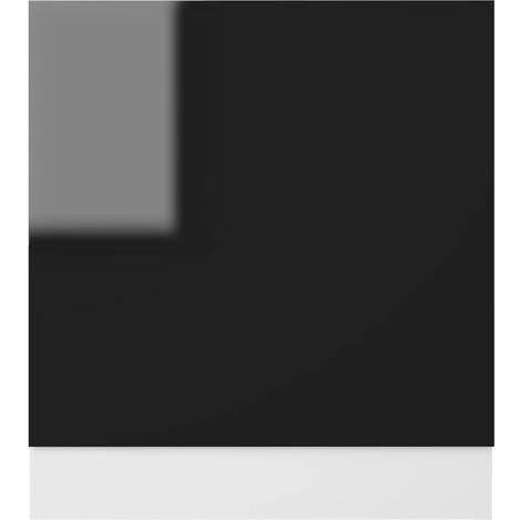 INLIFE Panneau De Lave-vaisselle Noir Brillant 59,5x3x67 Cm Agglom¨r¨ 6 INLIFE Panneau De Lave-vaisselle Noir Brillant 59,5x3x67 Cm Agglom¨r¨ – Image 4