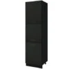 Colonne De Cuisine Lovia Noir Mat 3 Portes L 60 Cm Type De Façade: Porte Avec Poignée Apparente -VIDAXL || Bosch || Whirlpool Soldes 56840141 1