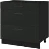 Casserolier Lovia Noir Mat L 80 Cm Type De Façade: Porte Avec Poignée Apparente 1 Casserolier Lovia Noir Mat L 80 Cm Type De Façade: Porte Avec Poignée Apparente -VIDAXL || Bosch || Whirlpool Soldes 56840225 1