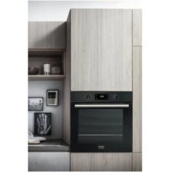 Four électrique Encastrable Pyrolyse Chaleur Tournante HOTPOINT FA2 540 P BL HA - Noir - 66L - Multifonction -VIDAXL || Bosch || Whirlpool Soldes 57921211 3