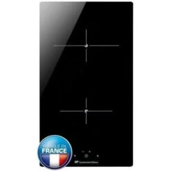 Plaque De Cuisson Vitrocéramique CONTINENTAL EDISON 2 Foyers L29 X P52 Cm CECP102RP2