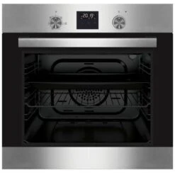 Four Encastrable Pyrolyse Continental Edison CEF60PBIX Inox Et Noir 60 L - L 59.5 X H 59.5 X P 56.5 Cm