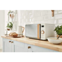 SWAN SM22036WHTNEU Micro-ondes Digital 20L Design Moderne Nordic 800W Blanc -VIDAXL || Bosch || Whirlpool Soldes 58535142 4
